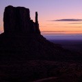 Dawn on Monument Valley