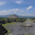 Teotihuacán, from the pyramid of the Moon