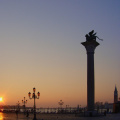 Rising sun, Venice