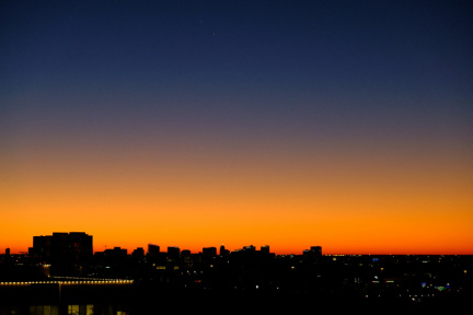 Houston at dawn